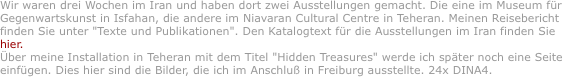 Wir waren drei Wochen im